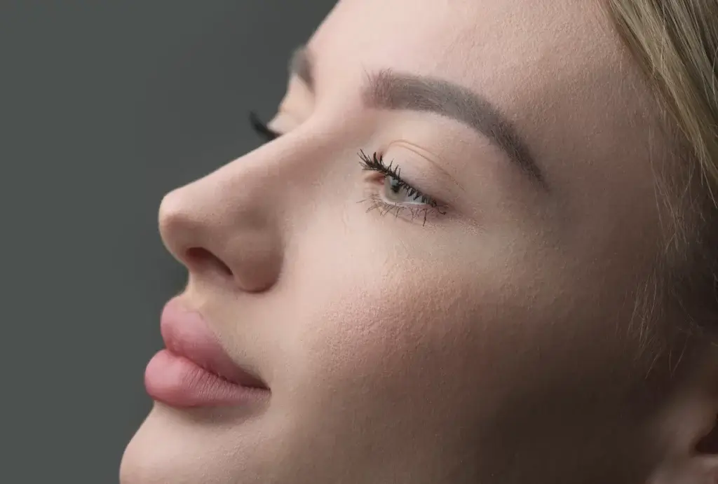 result of nose filler treatment